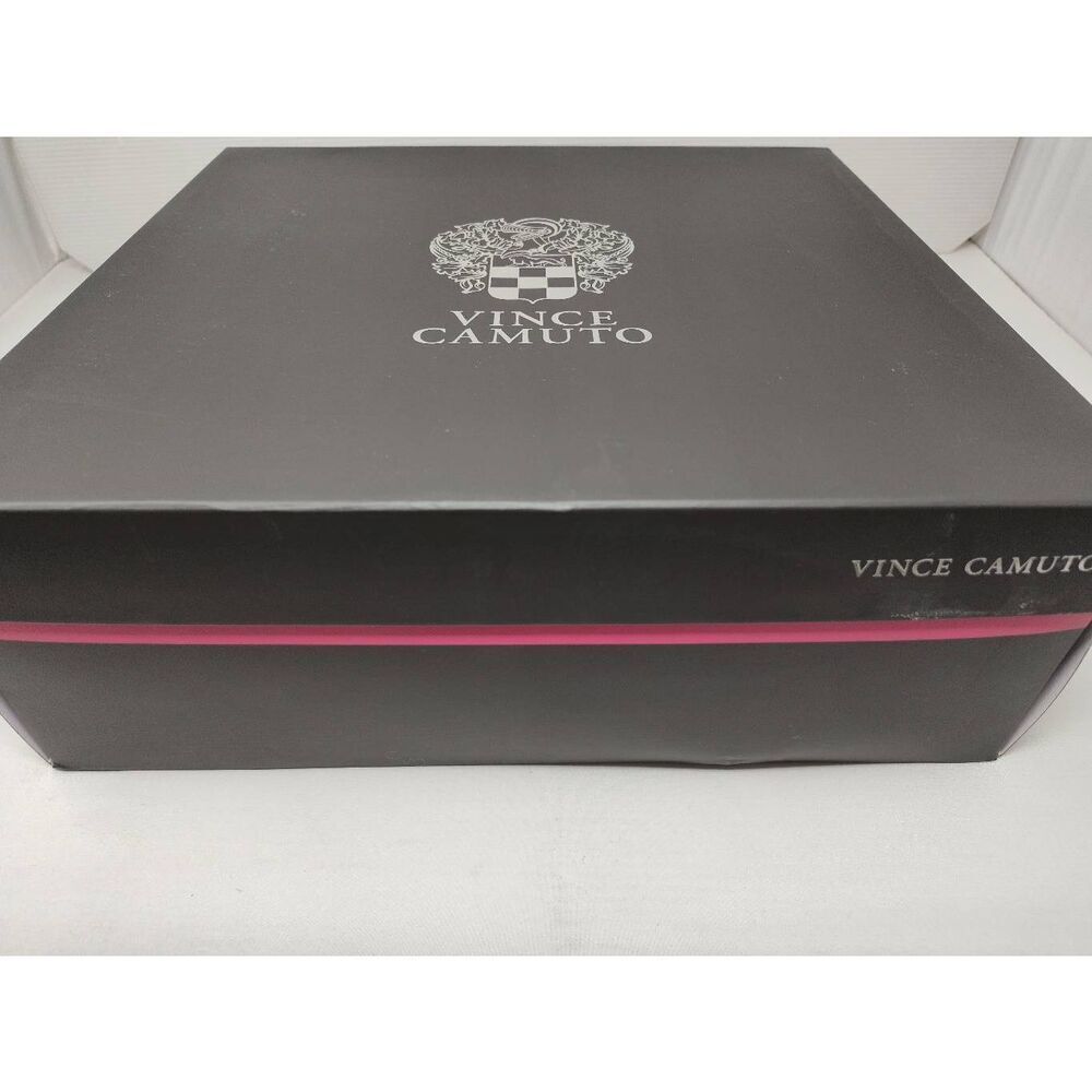 VINCE CAMUTO WOMENS FAWDRY DOUBLE BUCKLE WILD MUSHROOM SUEDE MOTO BOOTS NIB 8.5M - Picture 11 of 12